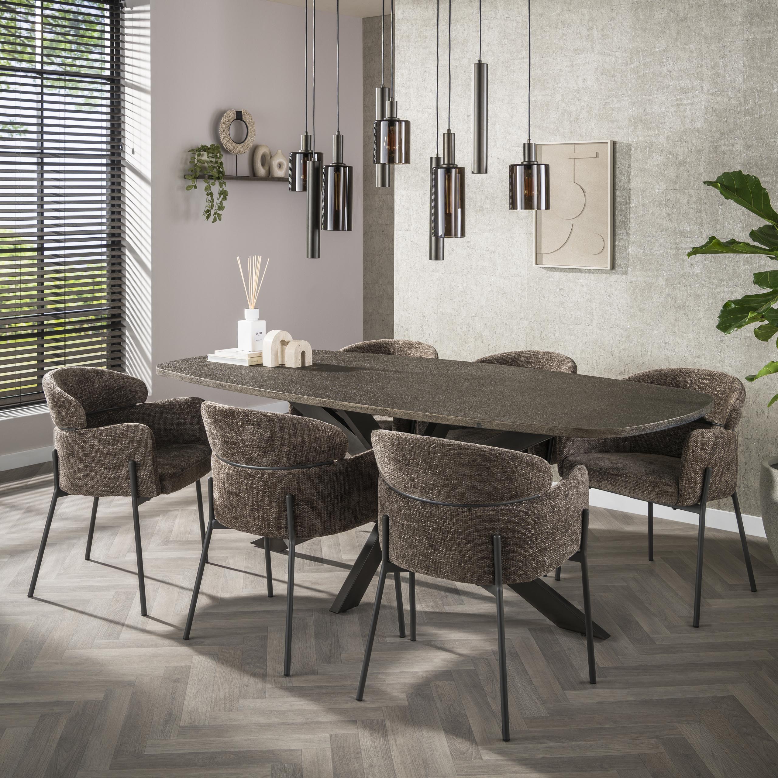 Sillón Curva - empaquetado por 2 - Hoven taupe