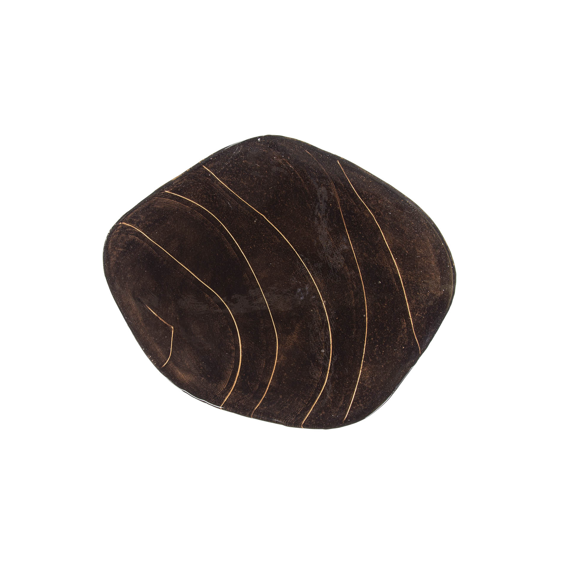 Mesa auxiliar Eclipse baja - Cobre antiguo