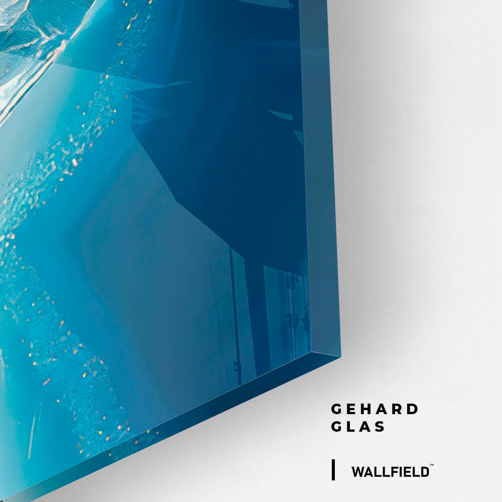 Blue Stones Poster – Vidrio