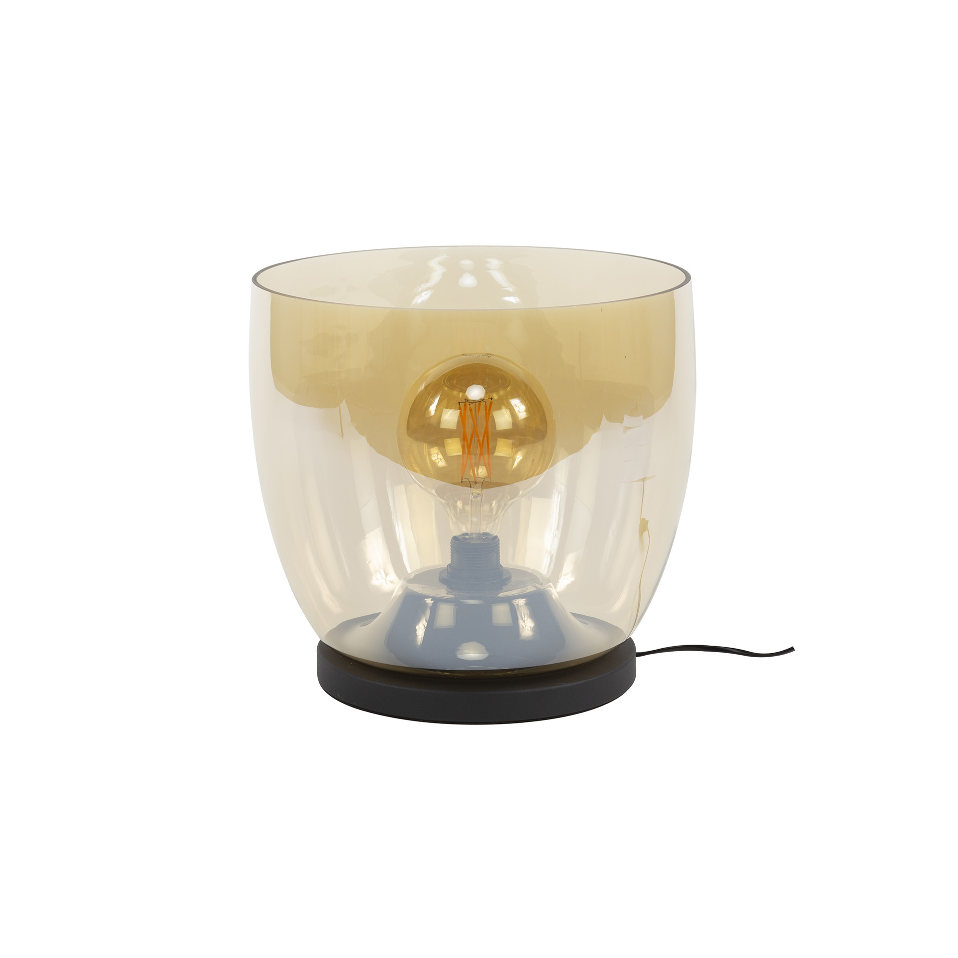 Lámpara de pie UP XL 1 luz - Vidrio ámbar