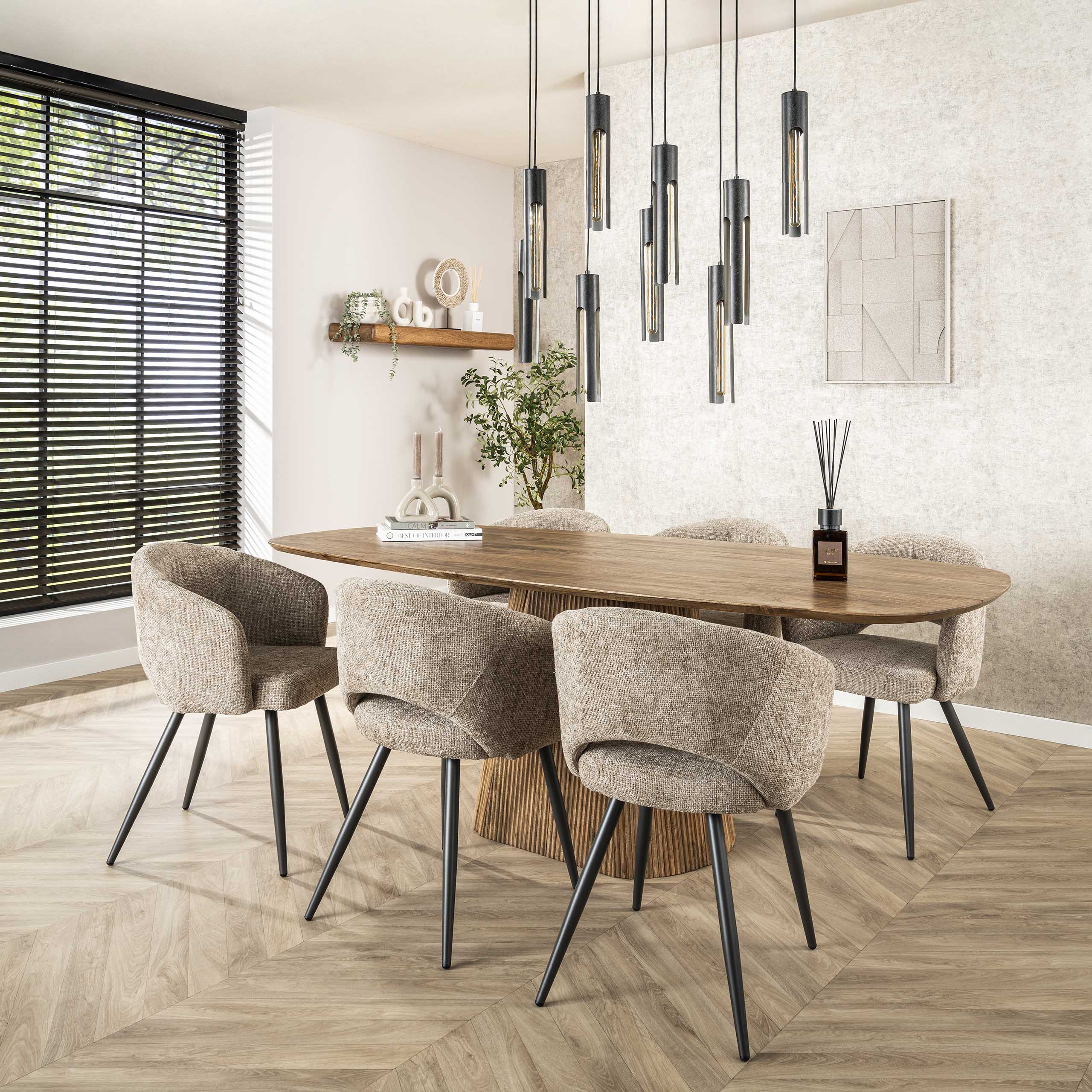 Sillón de salón - empaquetado por 2 - Cargo arena