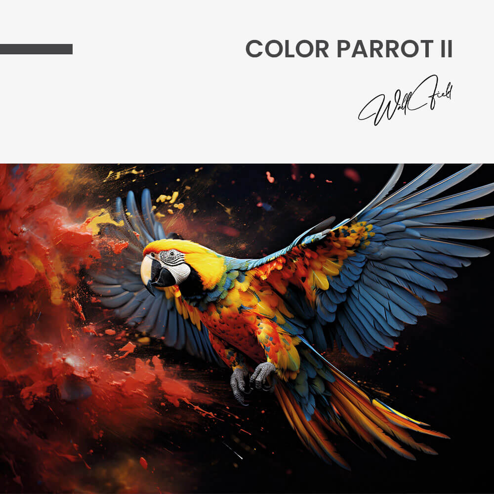 Color Parrot II – Vidrio