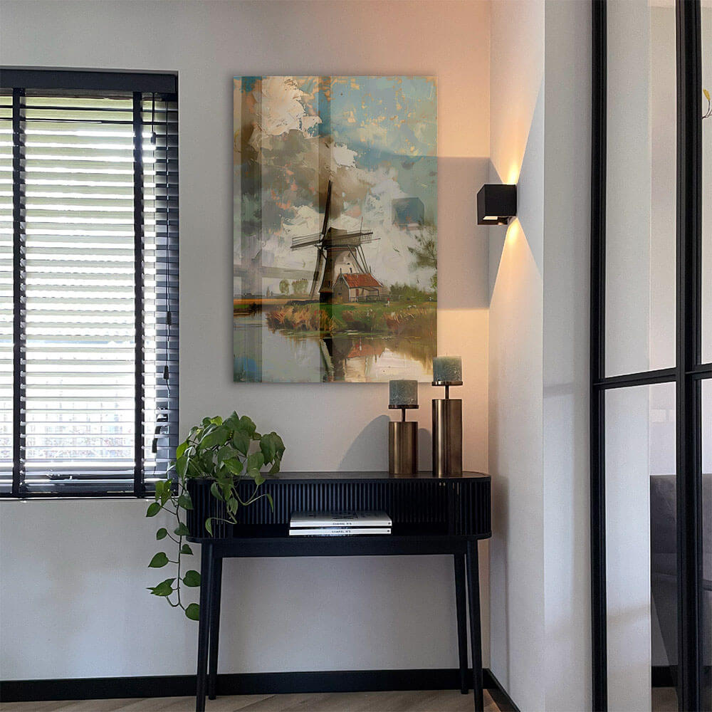 Painted Windmill – Vidrio