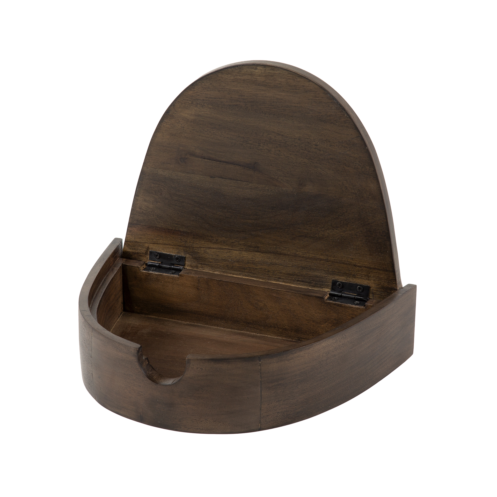 Mesita de noche Cove flotante 1 cajón - juego de 2 - acacia glaseado