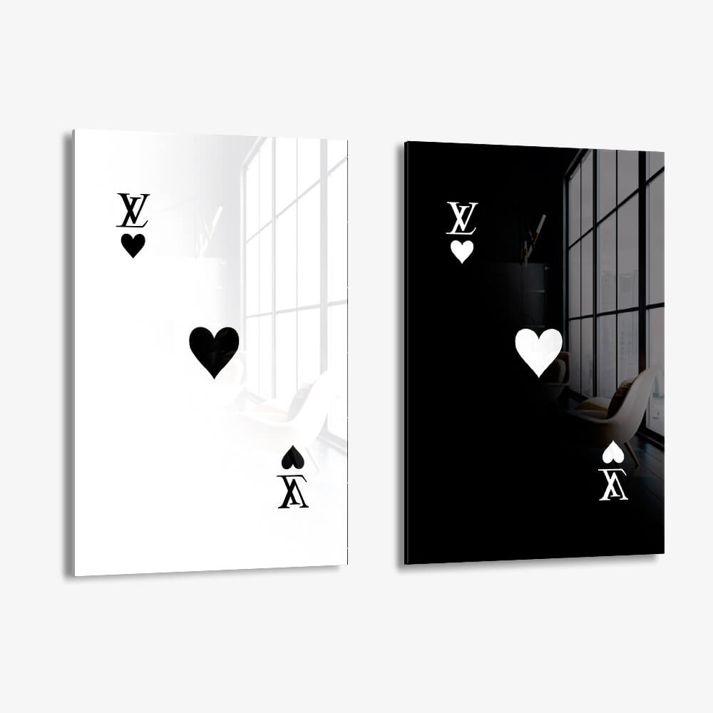 Bundle: "LV Hearts" (2x) – Glass