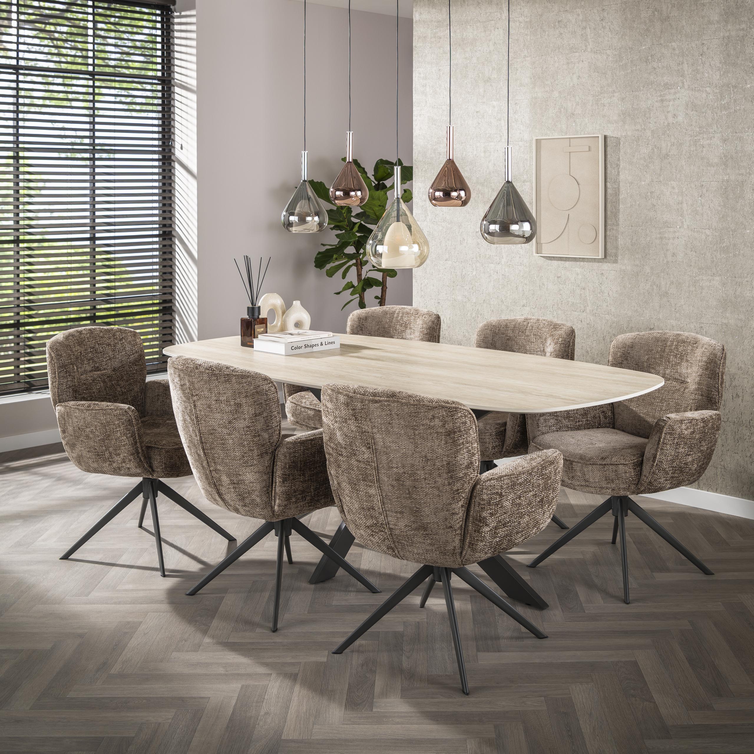 Lámpara colgante Wings 5 ​​luces - Negro