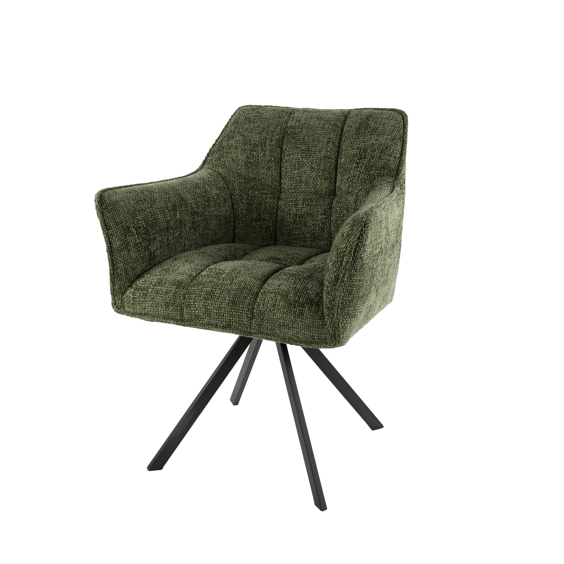 Sillón Raster giratorio - juego de 2 - Hoven Green