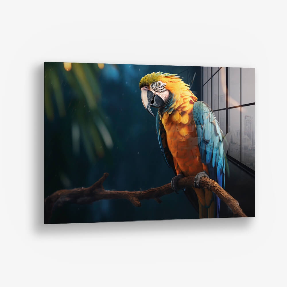 Pride Parrot - Vidrio