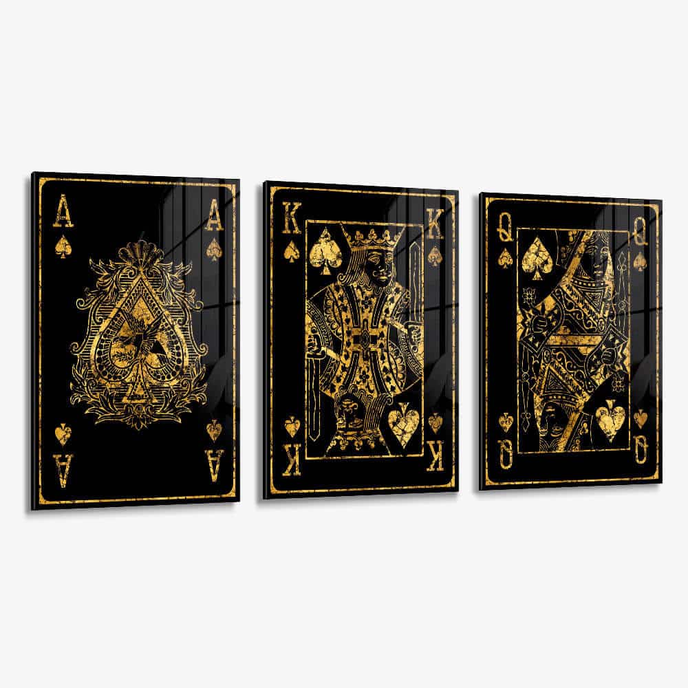 Bundle: "Golden Cards" (3x) – Vidrio