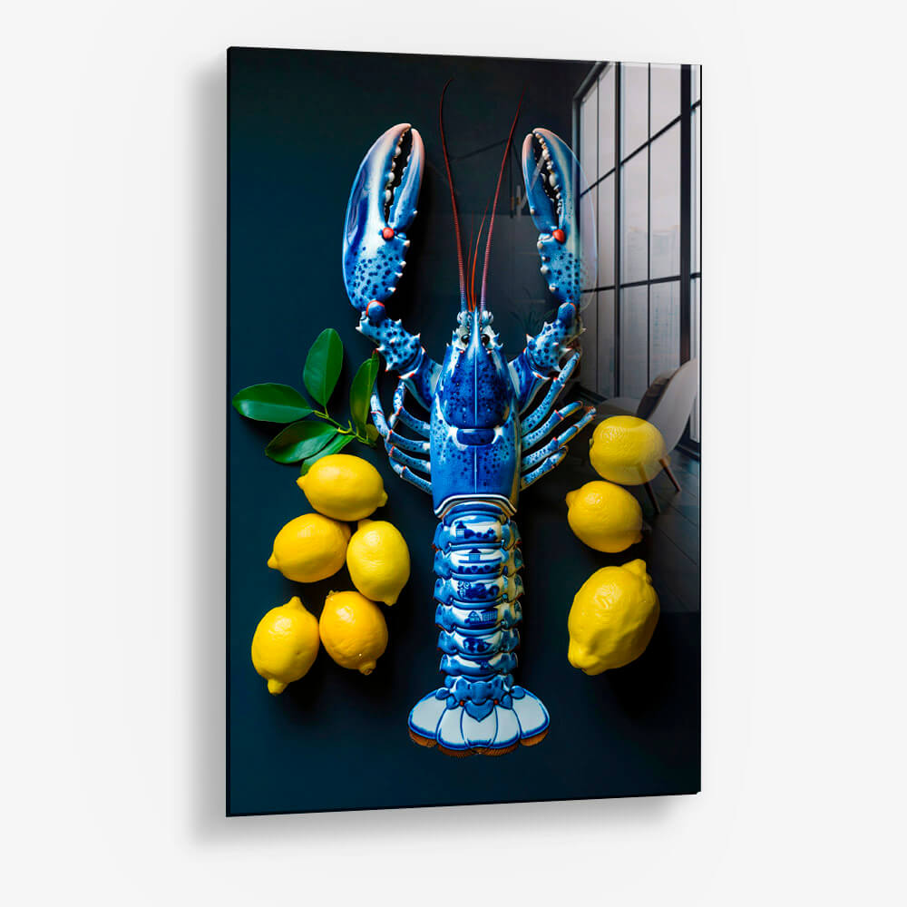 Blue Lobster III – Vidrio