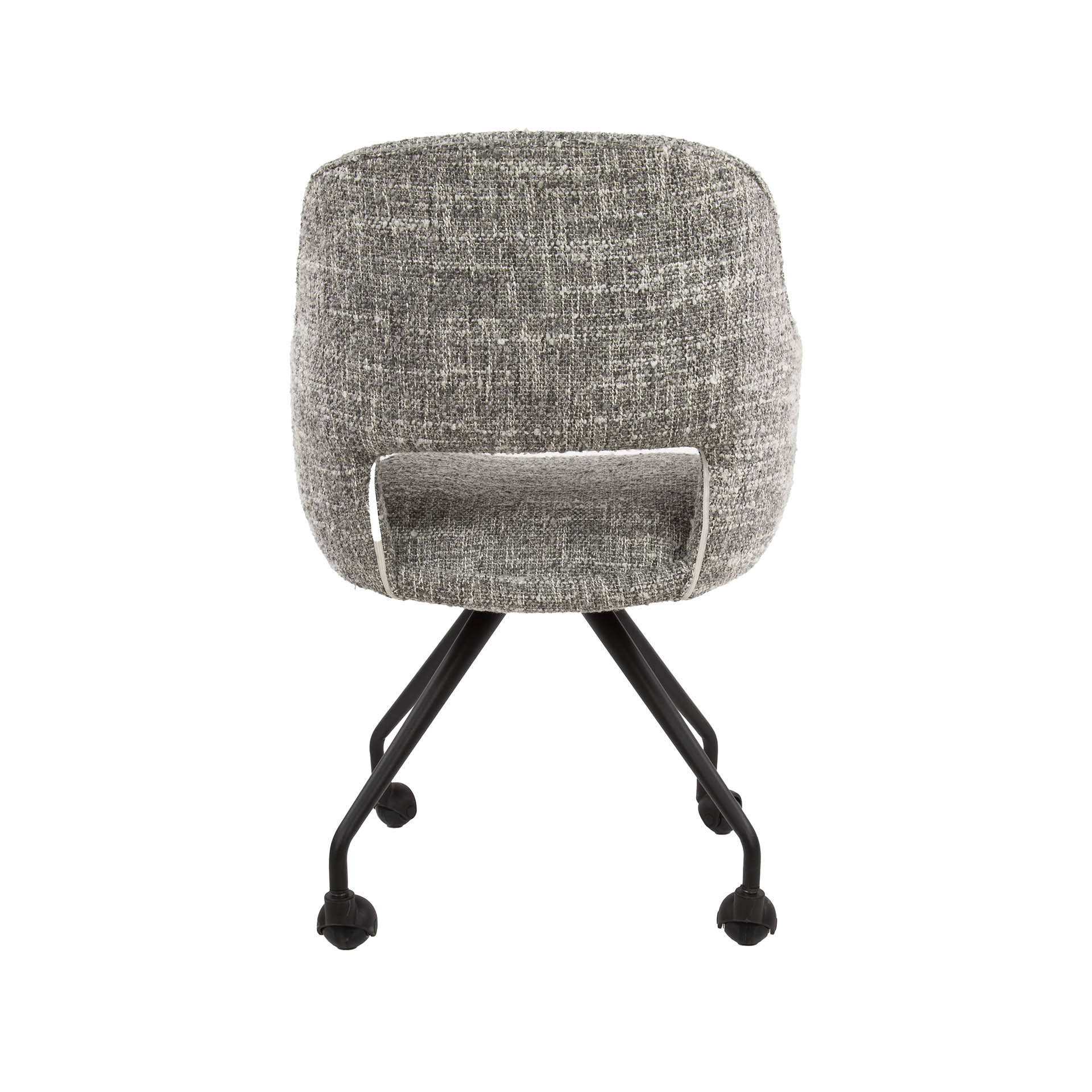 Sillón con ruedas de muelles VPE2 / Eagle gris acero