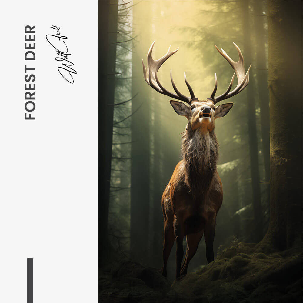 Forest Deer – Vidrio