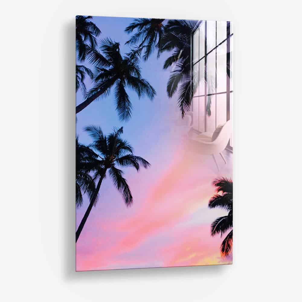 Pink Trees - Glass