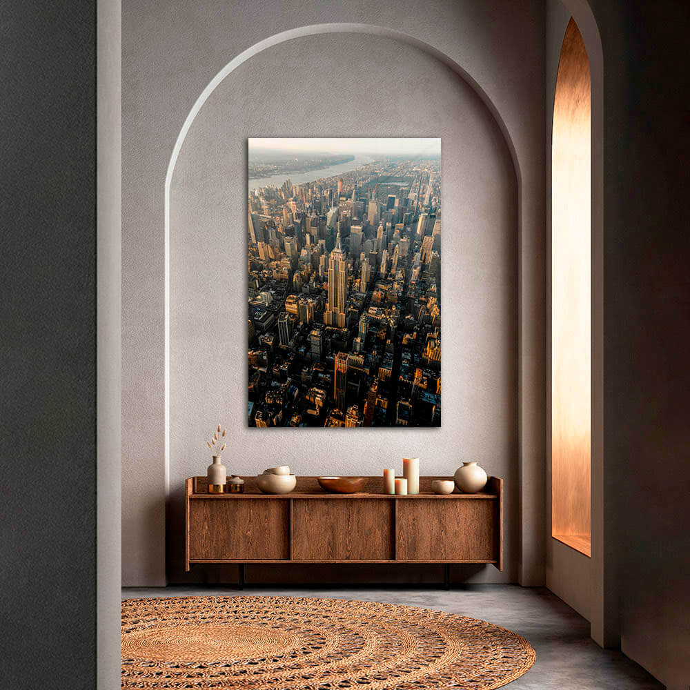 NY Birdview II – Vidrio