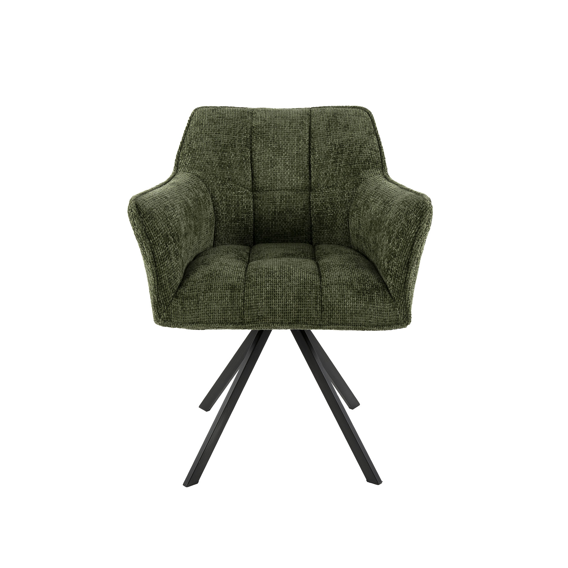 Sillón Raster giratorio - juego de 2 - Hoven Green