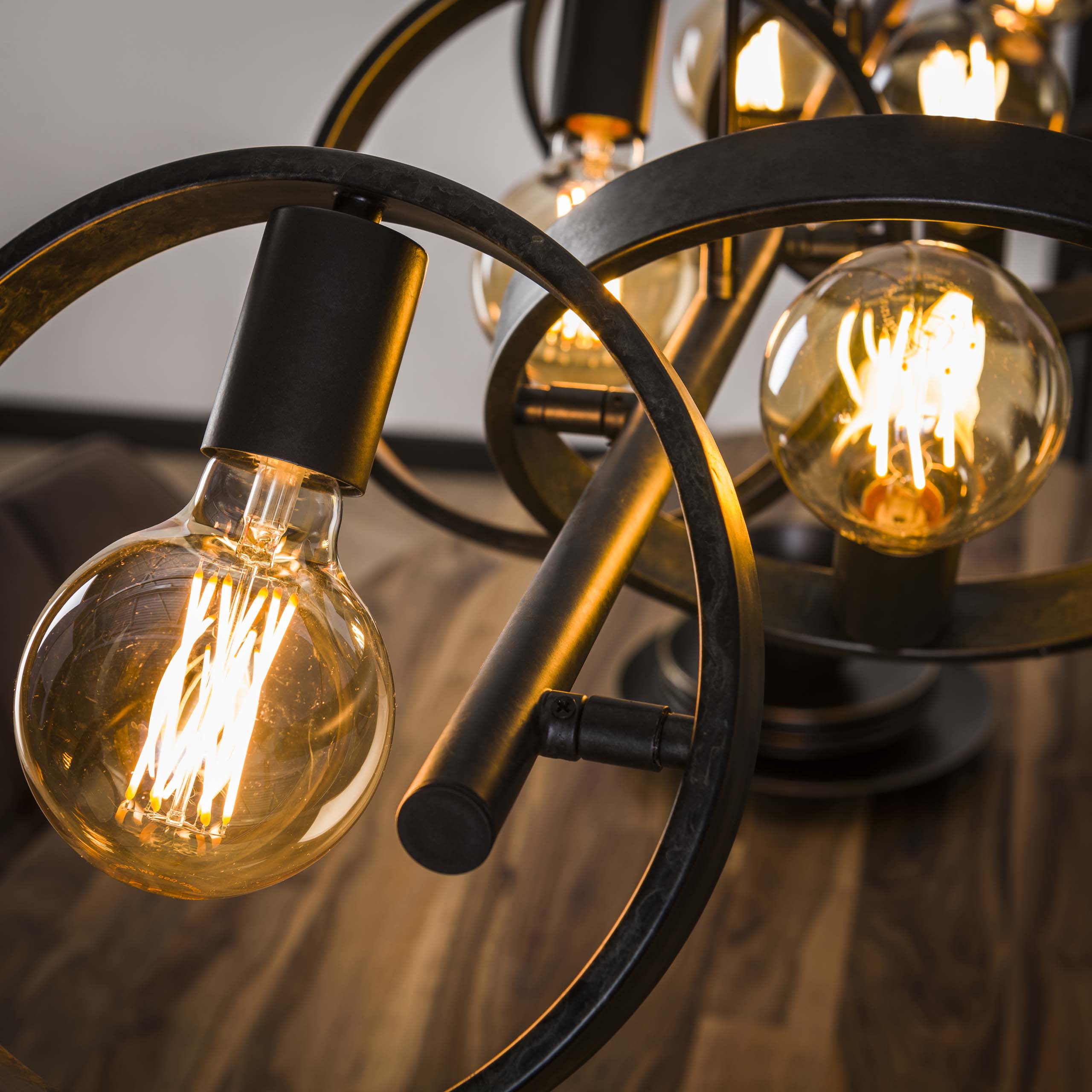 Hanging lamp 6L hover / Charcoal