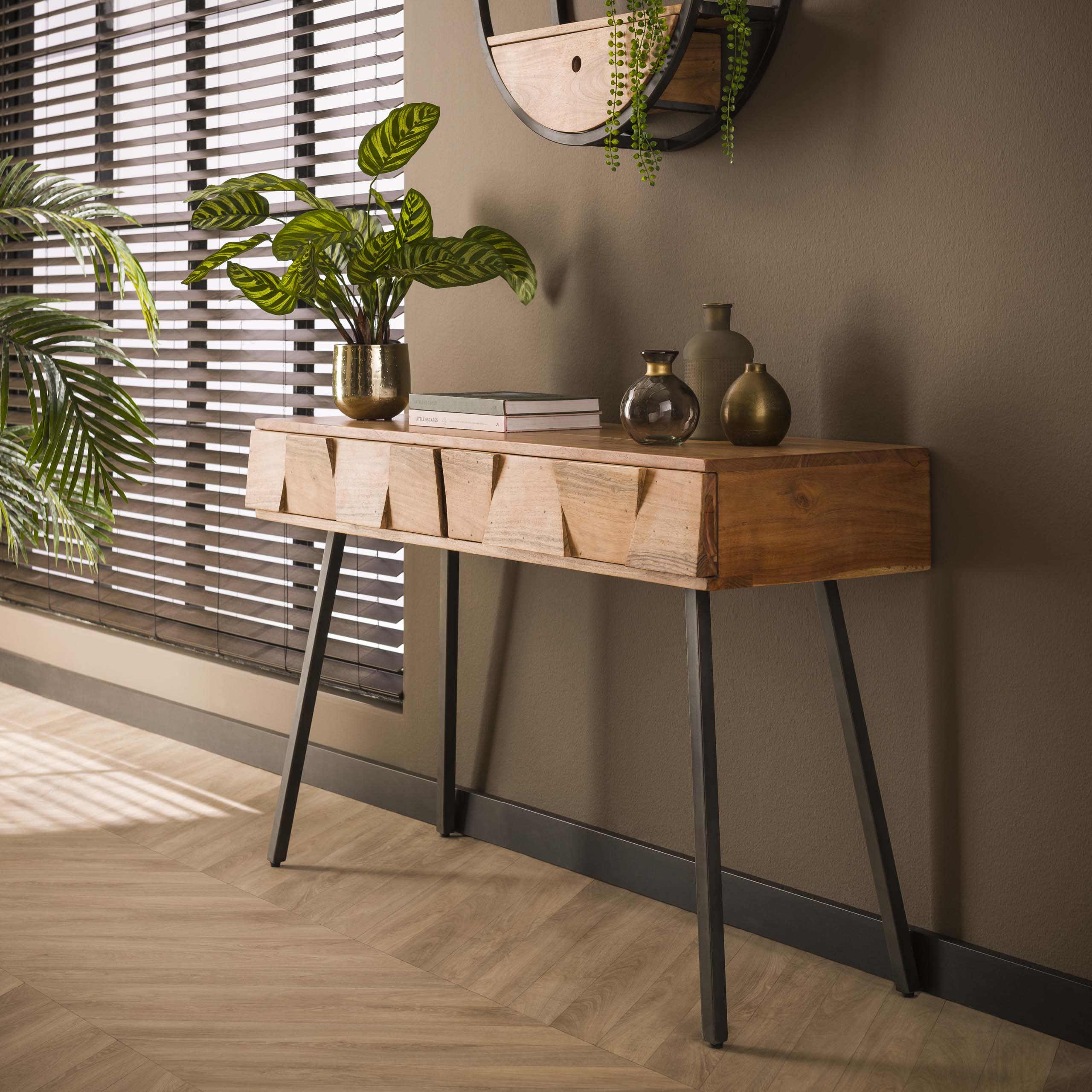 Tocador Demn / Acacia maciza natural