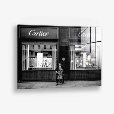 Cello Player - Vidrio
