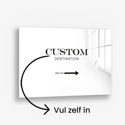 Custom Destination HZ – Vidrio