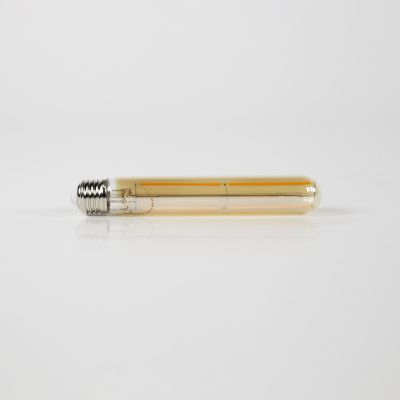 Fuente de luz LED [T32-L185] tubo de filamento 18,5 cm - E27 4W 2100K 280lm regulable / Vidrio ámbar