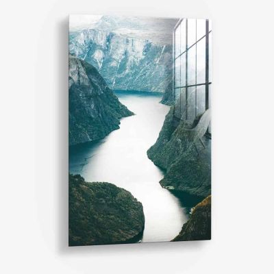 Mountain River - Vidrio