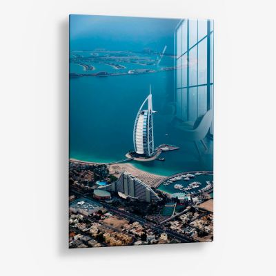 Burj Al Arab Birdview – Vidrio