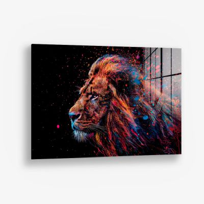 Colored Lion – Vidrio