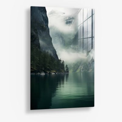 Misty Lake II – Vidrio