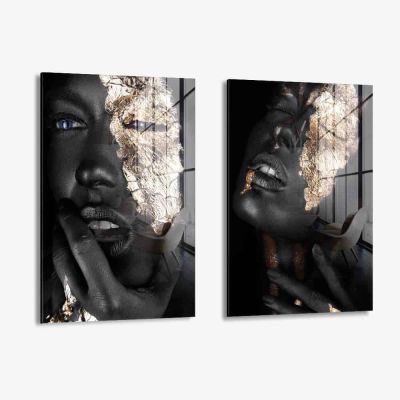 Bundle: "Golden Faces" (2x) – Vidrio