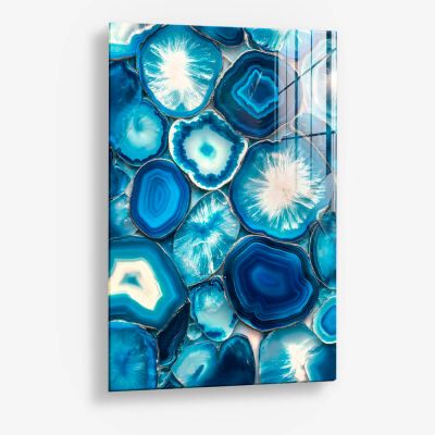 Blue Stones Poster – Vidrio