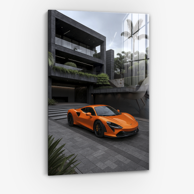 Chromatic Drive VI: Orange - Vidrio