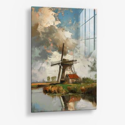 Painted Windmill – Vidrio