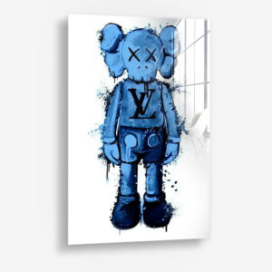 Blue BearbrickGlass-Detail-1