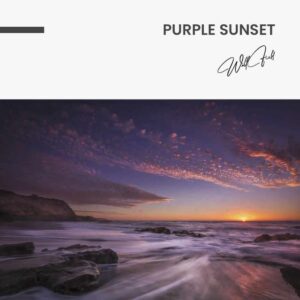 Purple Sunset - Glass