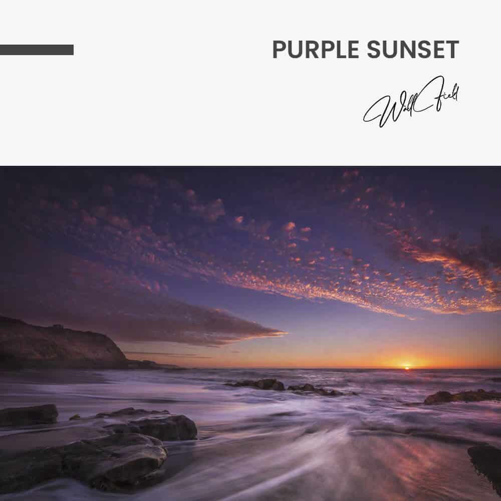 Purple Sunset - Glass